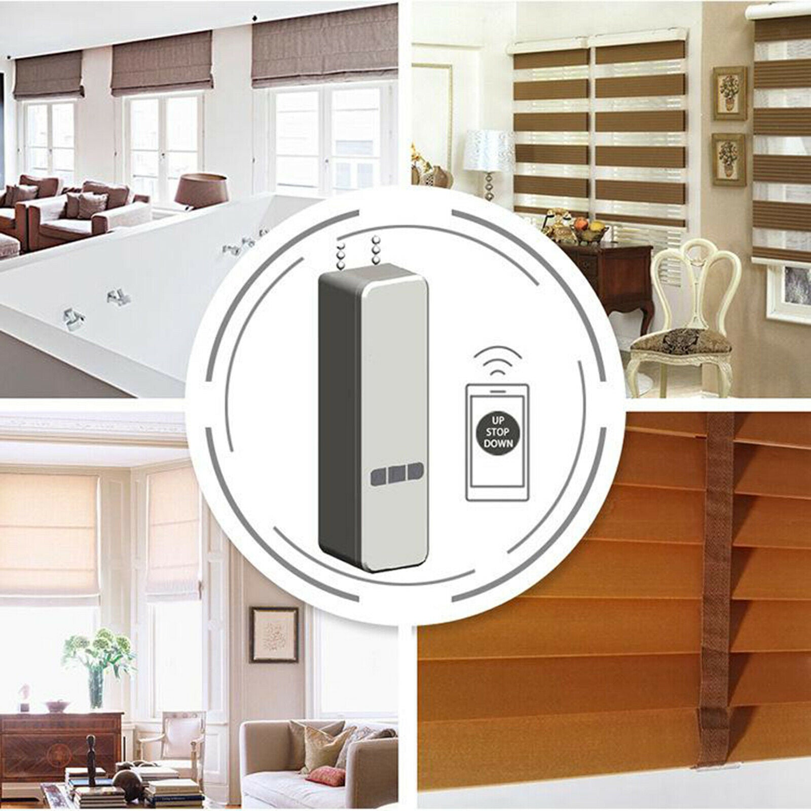 Blind Engine Motor App Smart Curtain Blinds for Living Room Bedroom AU Plug