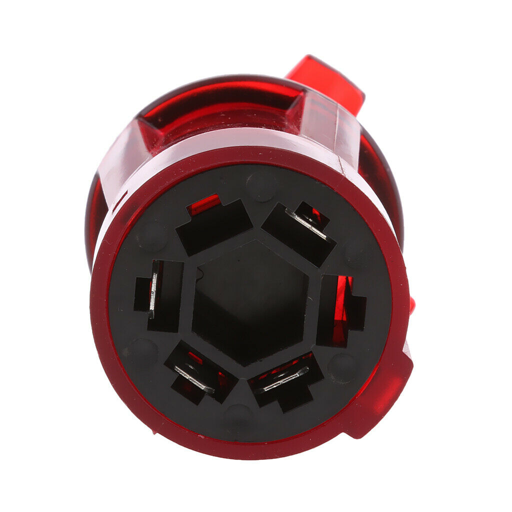 Pack of 4 Power Socket Adapter 7 Pin to 4 Pin for Car Motorhome Caravan