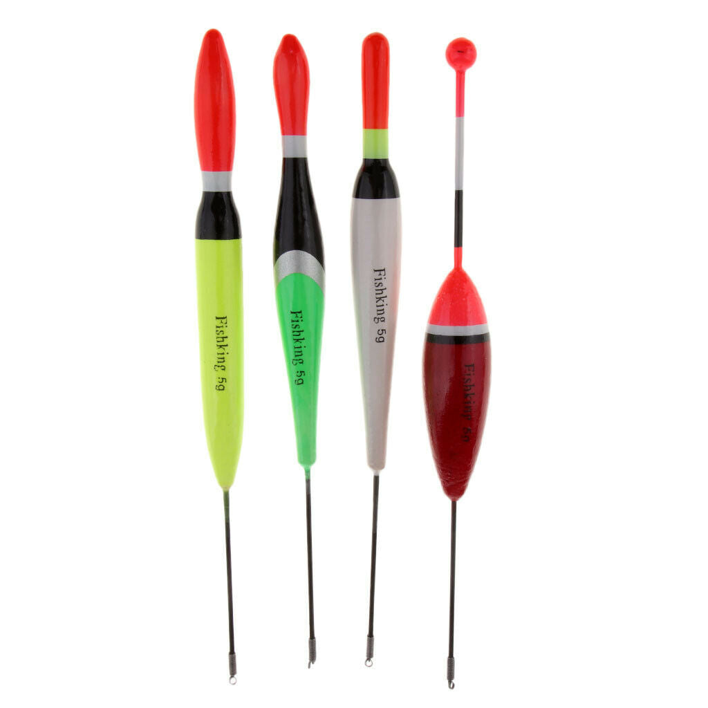 20Pcs Saltwater Freshwater Fishing 5g Balsa Wooden Floats Bobbers Panfish