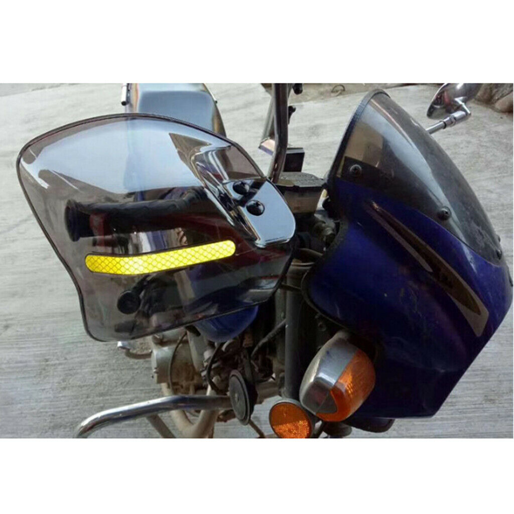 Universal Motorcycle Handlebar Hand Guard Wind Deflector Protector Shield