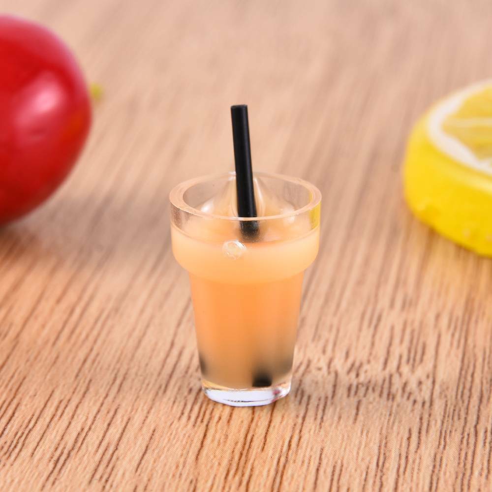 10Pack Milk Tea Charms Pendant for DIY Jewelry Craft Earring Keychain Making NEW