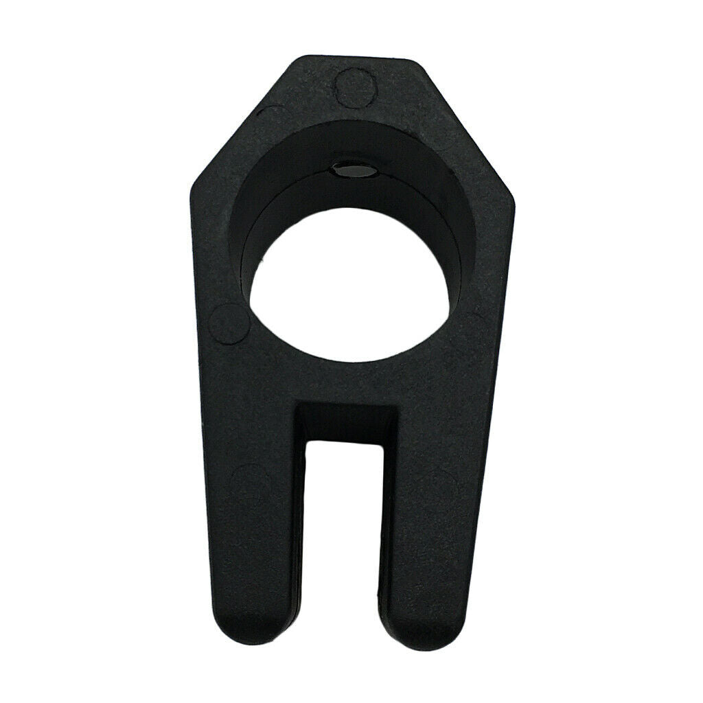 Heavy Duty Jaw Slide Hinged Bimini Top for 7/8" Tube with Bolt 1/4" Black