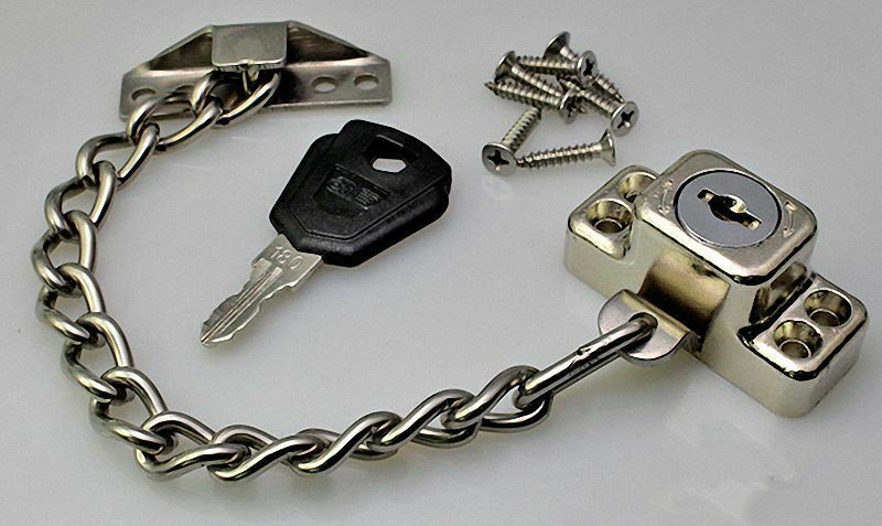 Key Door Chain High Security Safety Guard Restrictor Lock 304 Stainless Steel