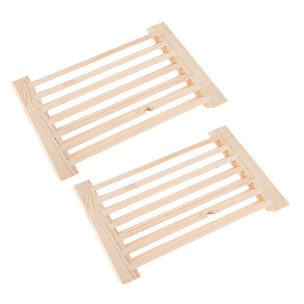 2 Pieces Wooden Sauna Air Vent Ventilation Louver Grille for Sauna Club Hot Tub