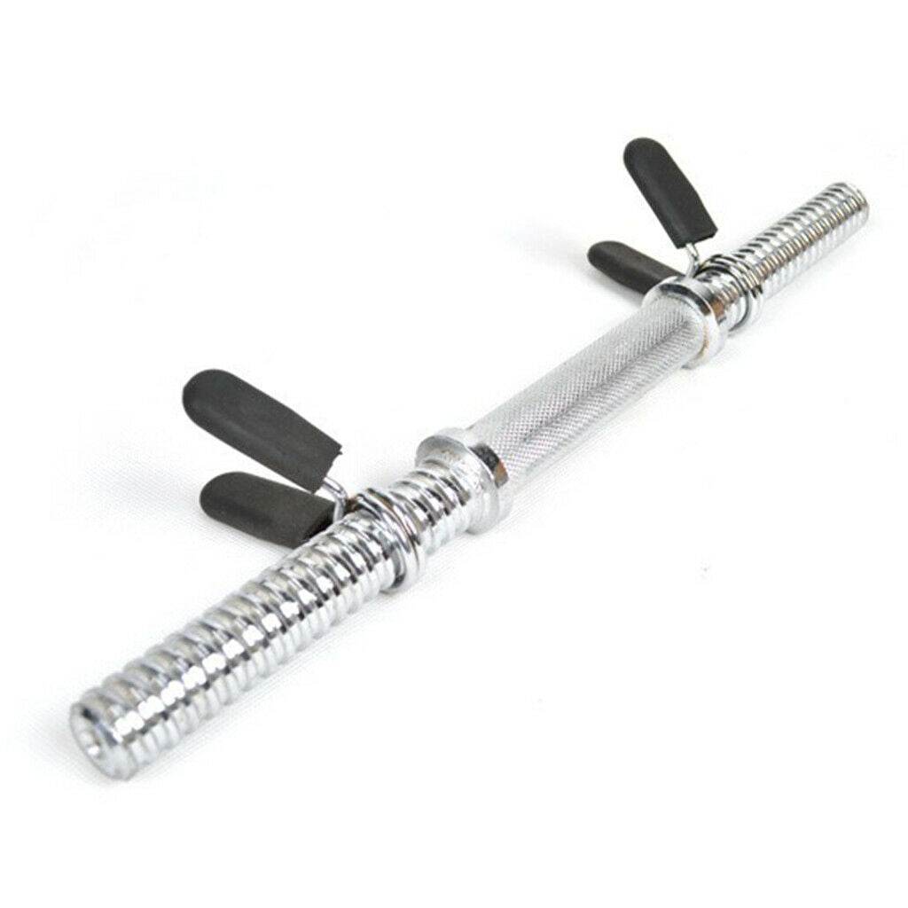 2x Steel 1'' Barbell Spring Clamp Olympic Gym Clips Lock Collar Adjuster