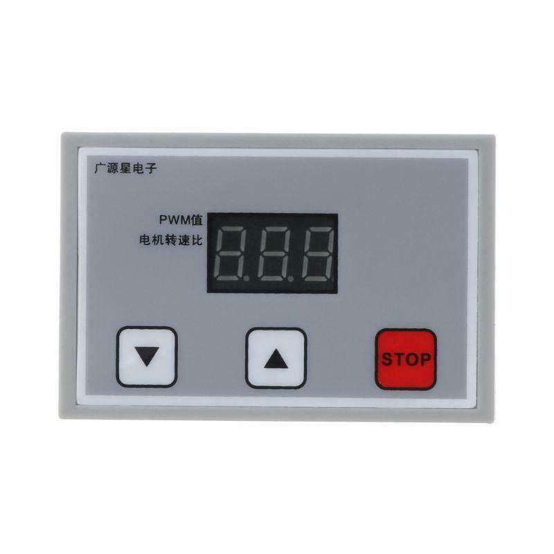Digital Display 0~100% adjustable DC 12V 24V 5A 120W PWM Motor Speed Controller