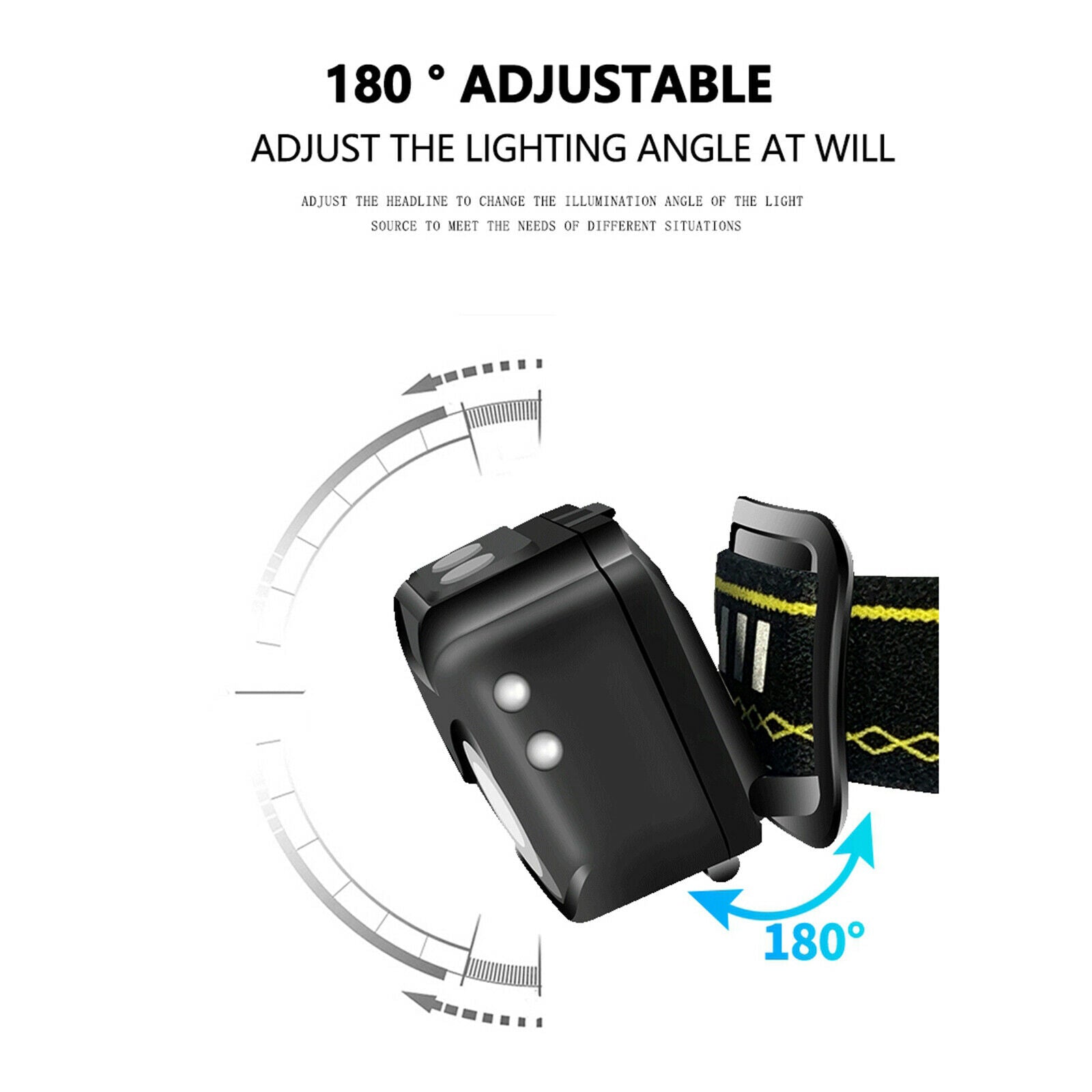 Super Bright XPE COB LED Headlamp Flashlight Mini Light Outdoor Camping