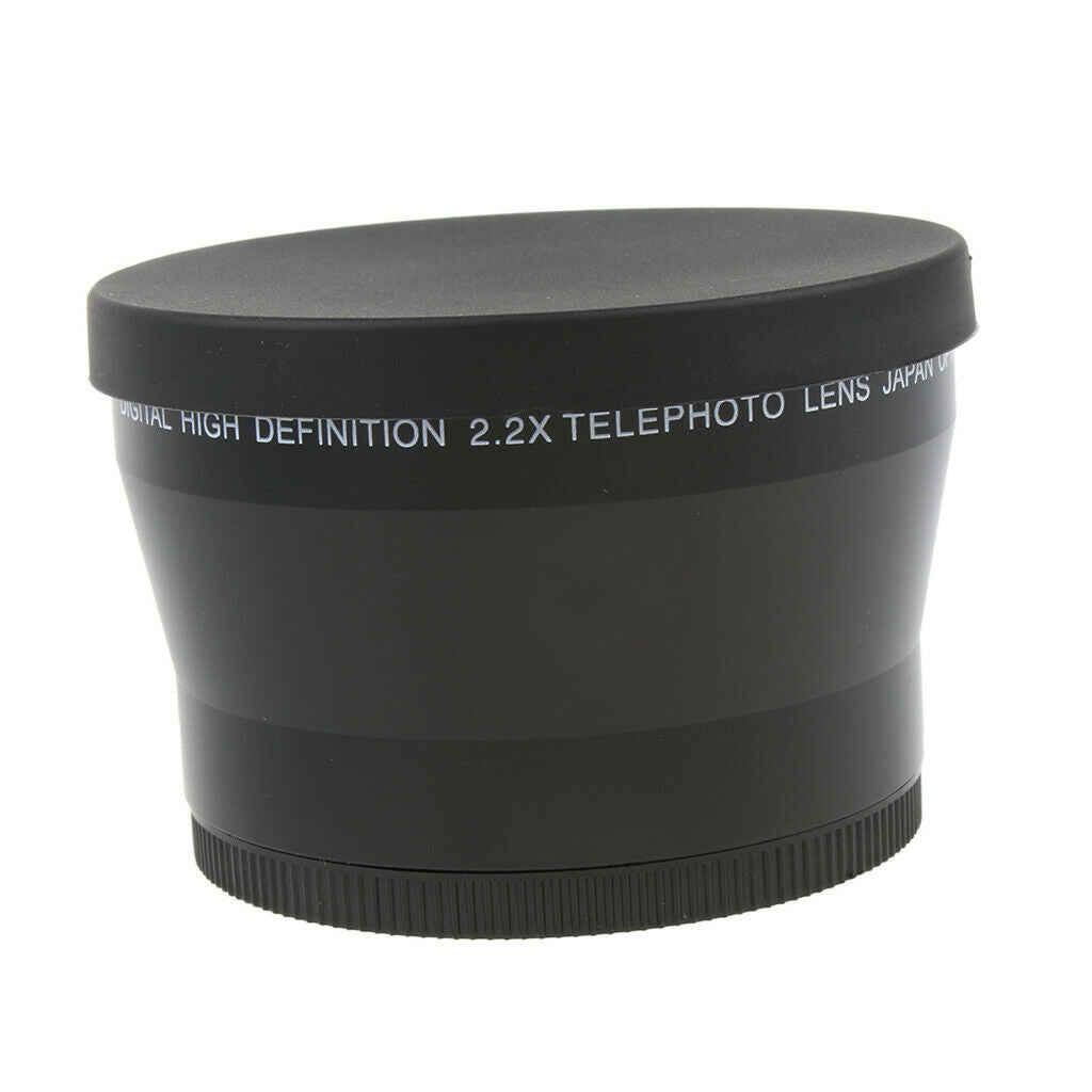 72mm 2.2x Magnification Telephoto Lens Teleconverter for 72mm Thread Cameras