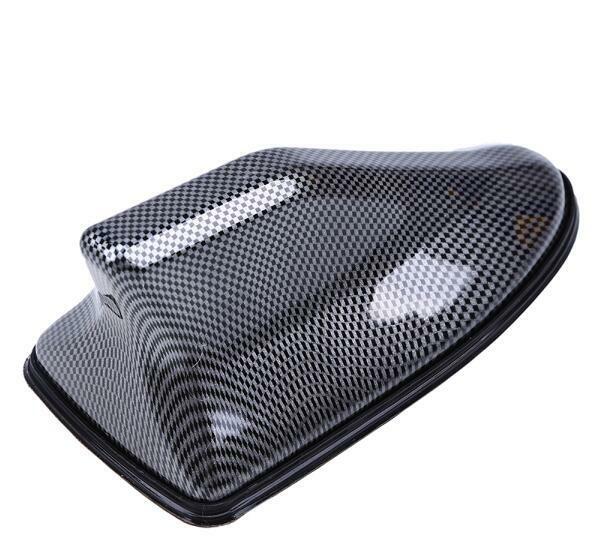 Auto Car Roof Antenna Shark Fin Aerials AM/FM Signal Radio Aerial Carbon Fiber