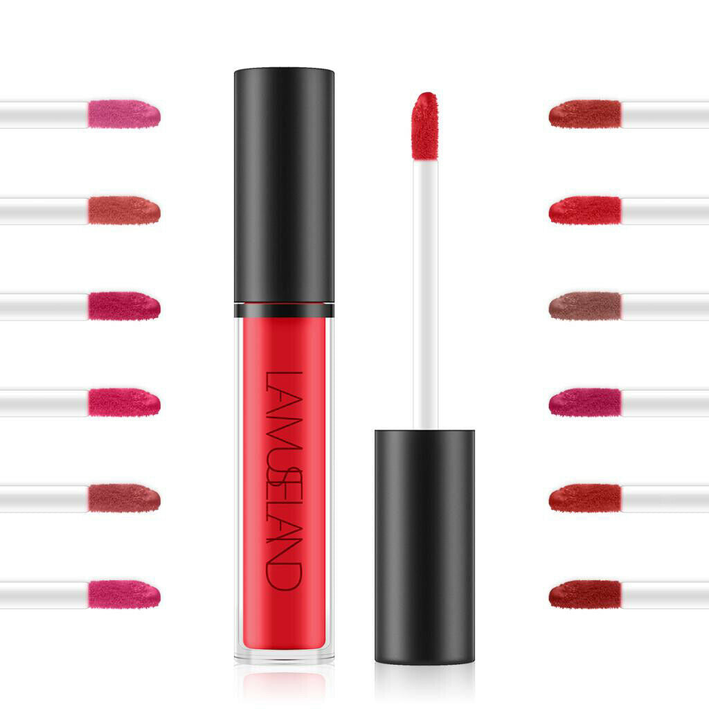 Waterproof Longlasting Lip Gloss Nonstick Cup Liquid Velvety Lipstick Chili