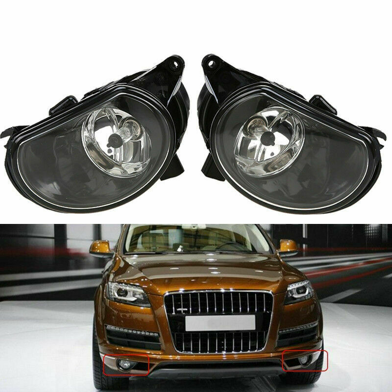 2x Front Bumper Fog Lamp Lights Assembly Fit Audi A3/S3/Sportback/Quattro 04-08#
