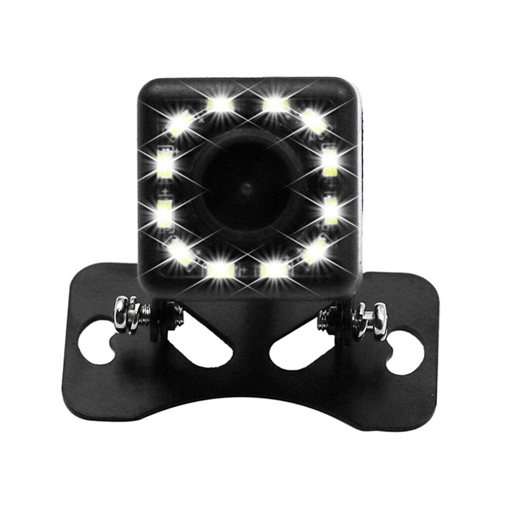 2 Pieces Rearview Reverse Camera LED Night Vision Backup Angle HD Color