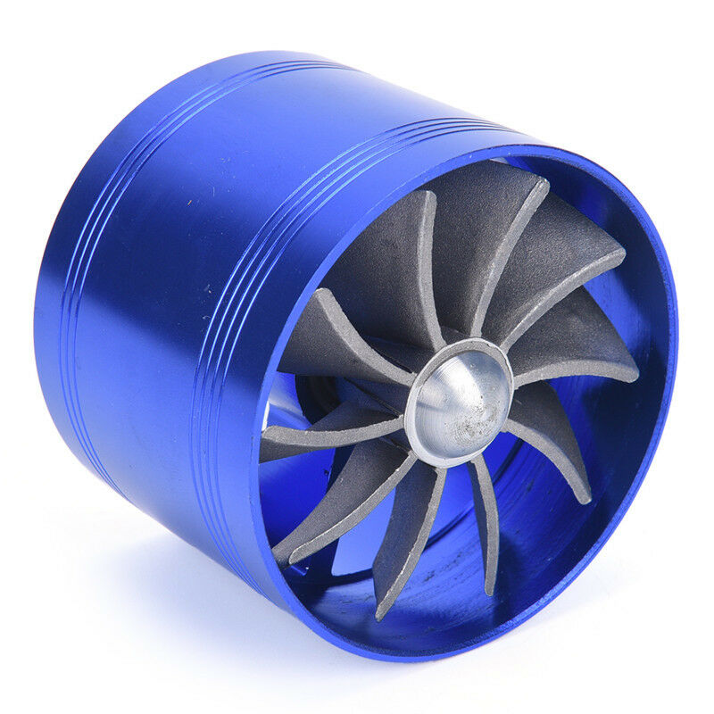 Universal Tornado Turbo Single Fan Air Intake Fuel Saver Fan Turbonator  JfJBDD