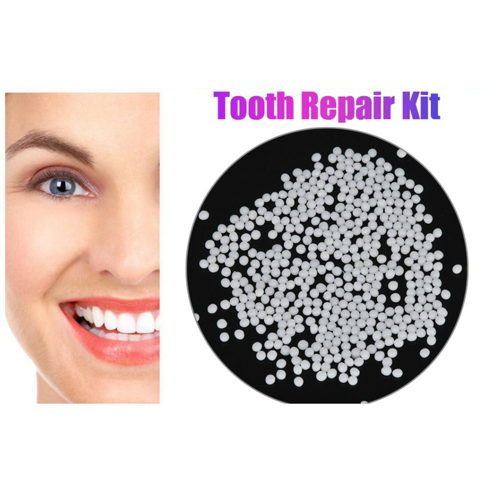 Thermal Tooth Filler Beads for Temporary Tooth Fix Missing Teeth or Brokens