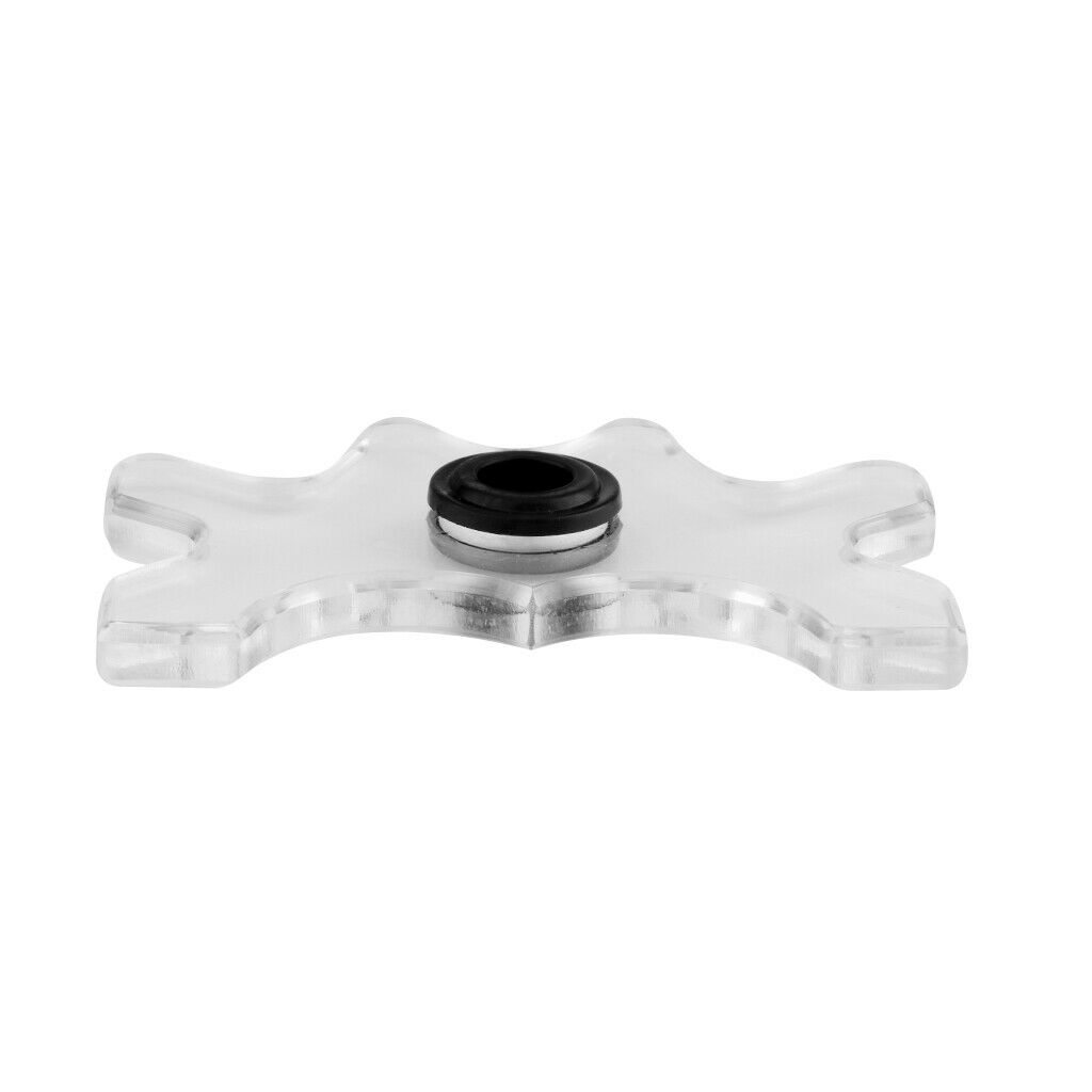 Clear Transparent Crown Shape Acrylic Snooker Billiard Pool Cue Bridge Head
