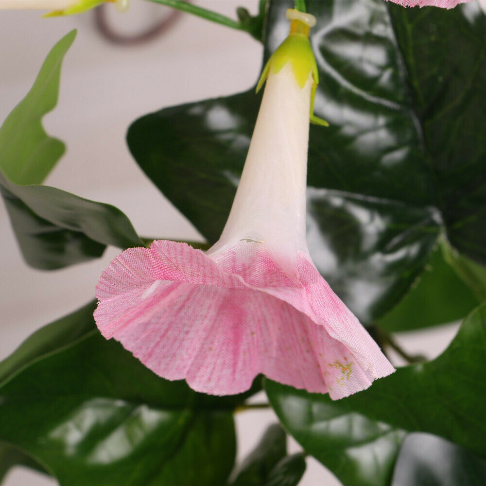 2x 85cm Flower Tendril Garland Hanging Silk Flowers Wedding Decor Pink