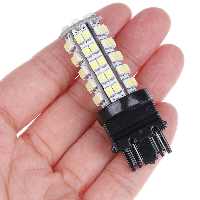 2Pcs White 3157 3156 Car Reverse Light Backup 68-SMD LED Bulb Lights 3057 3 SJ