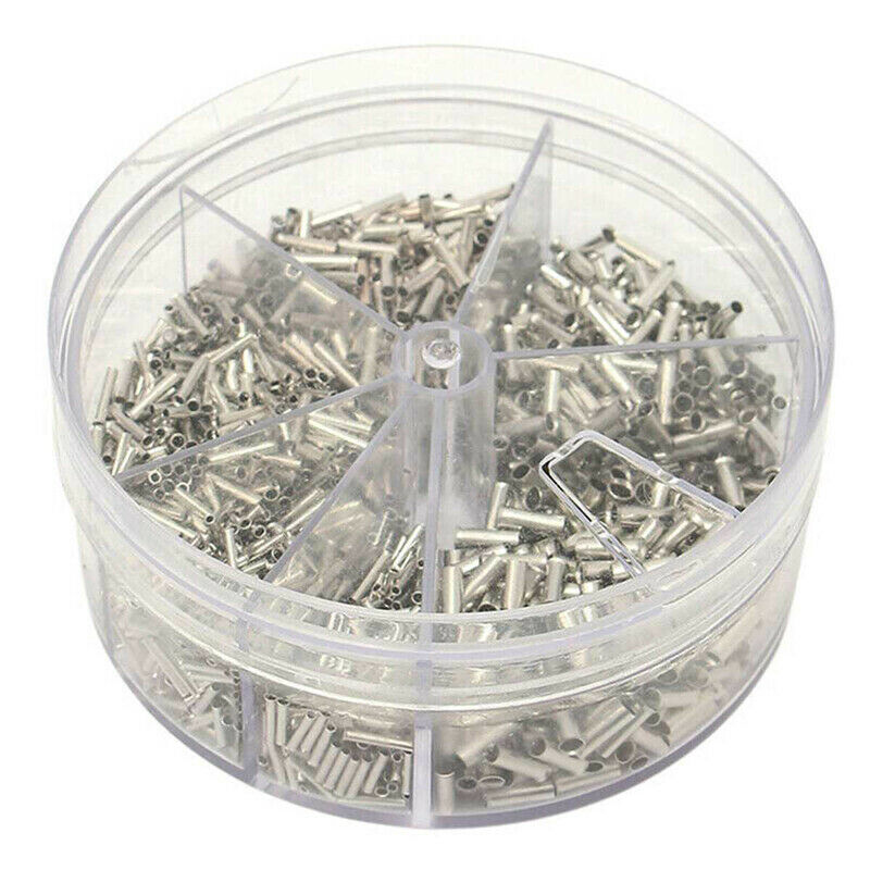 1900PCS Insulation Copper Wire Ferrule Kits 0.5mmÂ²-2.5mmÂ² Terminal Connector Box