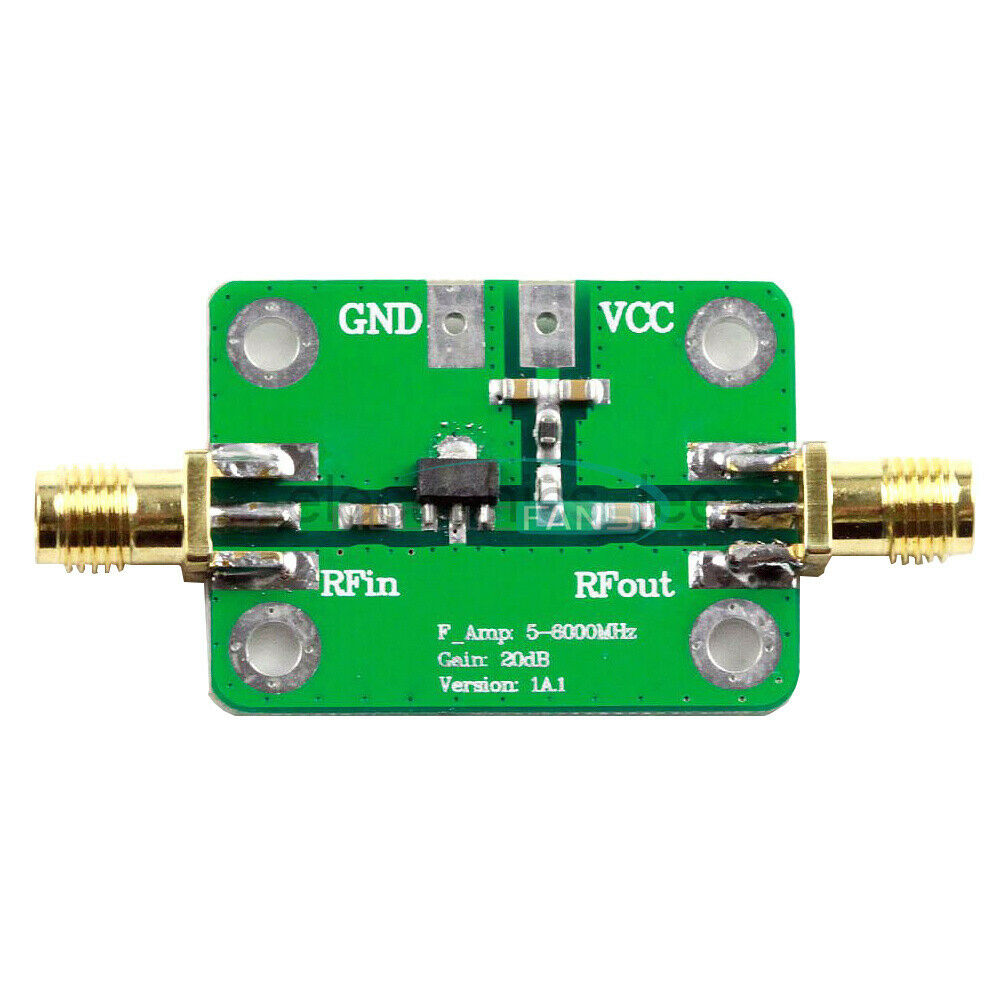 5M-6GHz RF Amplifier Ultra Wideband Gain 20dB Medium Power Amplifier Board