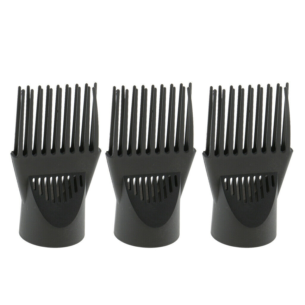 Pack of 3 Hair Styling Hairdressing Salon Tool Hair Dryer Diffuser Comb