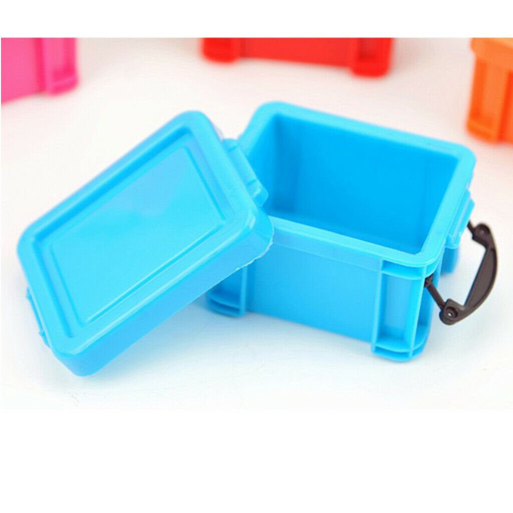 2Pcs Candy Color Creative Home Furnishing Trumpet Mini Lock Box Storage case