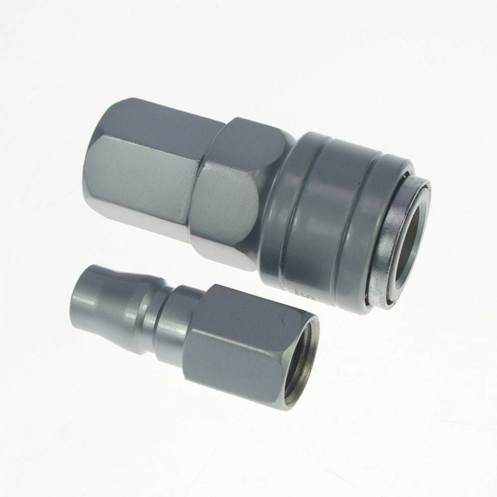 3/8" Female Air Compressor Quick Coupler Connector Steel Self Lock SF-30 PF-30