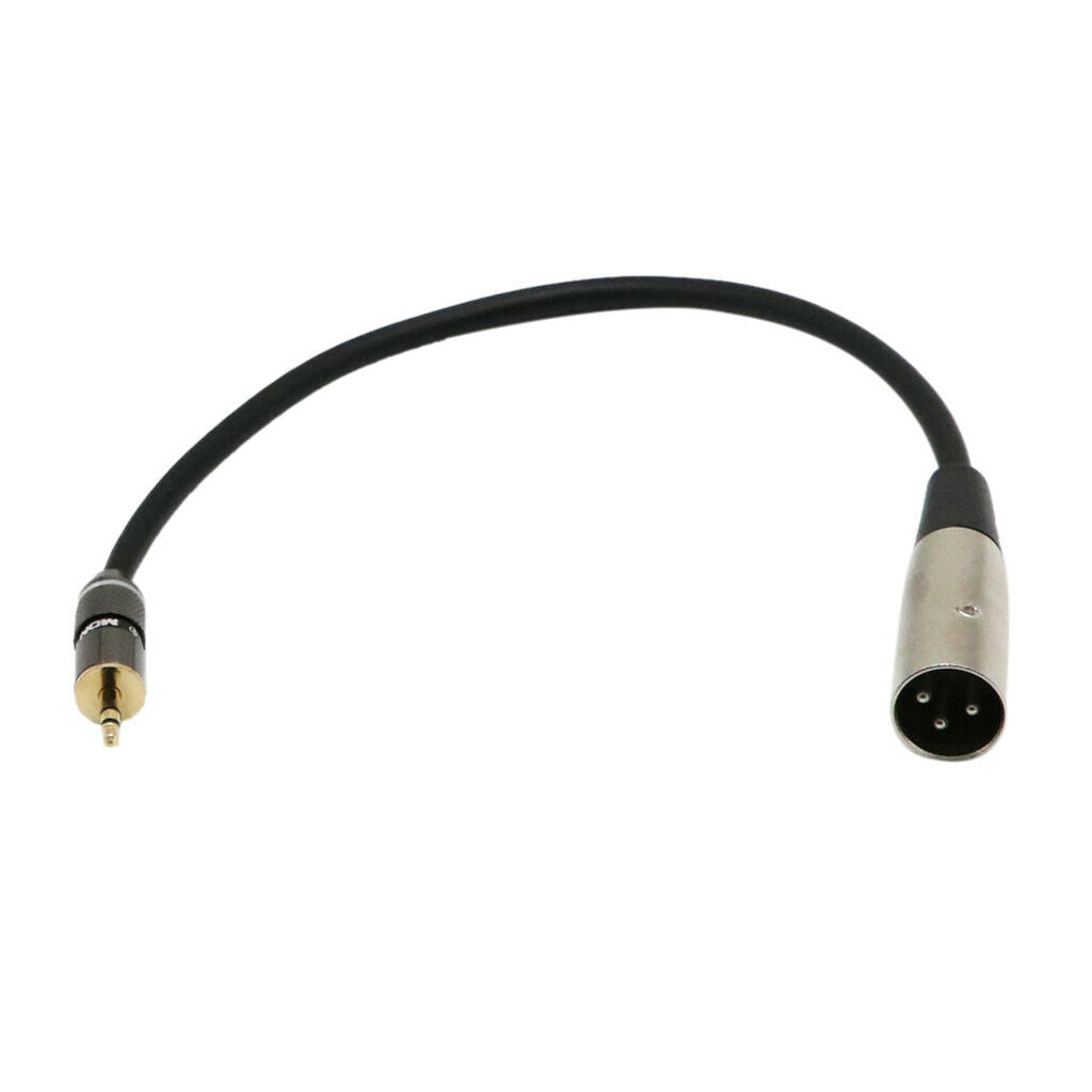 1ft Cable 1/8" TRS Stereo to XLR Male Cables 3.5mm () to XLR-M Adapter Cord