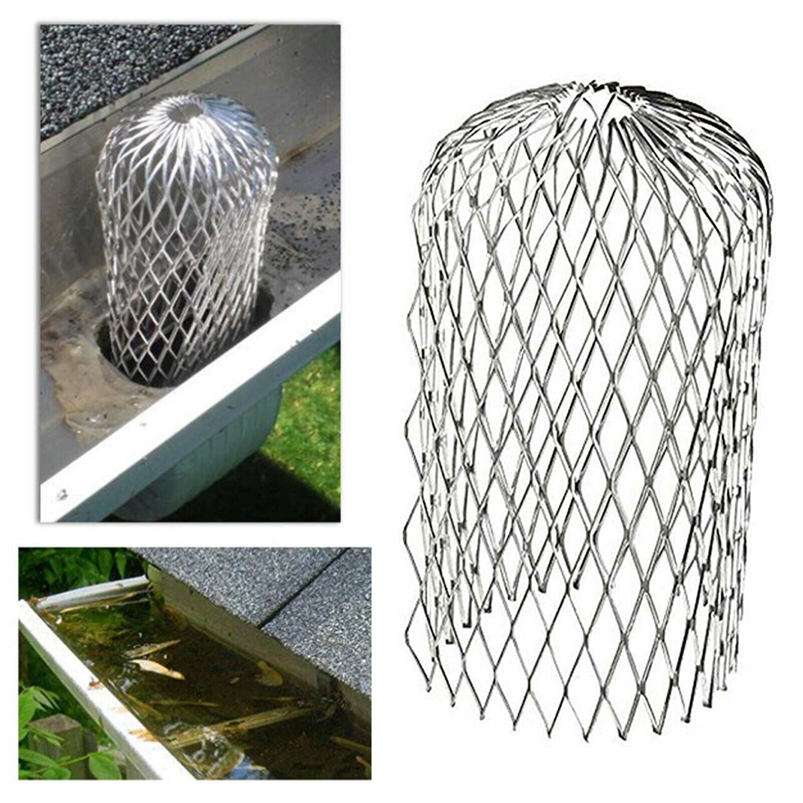 Gutter Guard Filter Strong Strainer Blockage Leaves Debris. Pack Of 4. By Massca