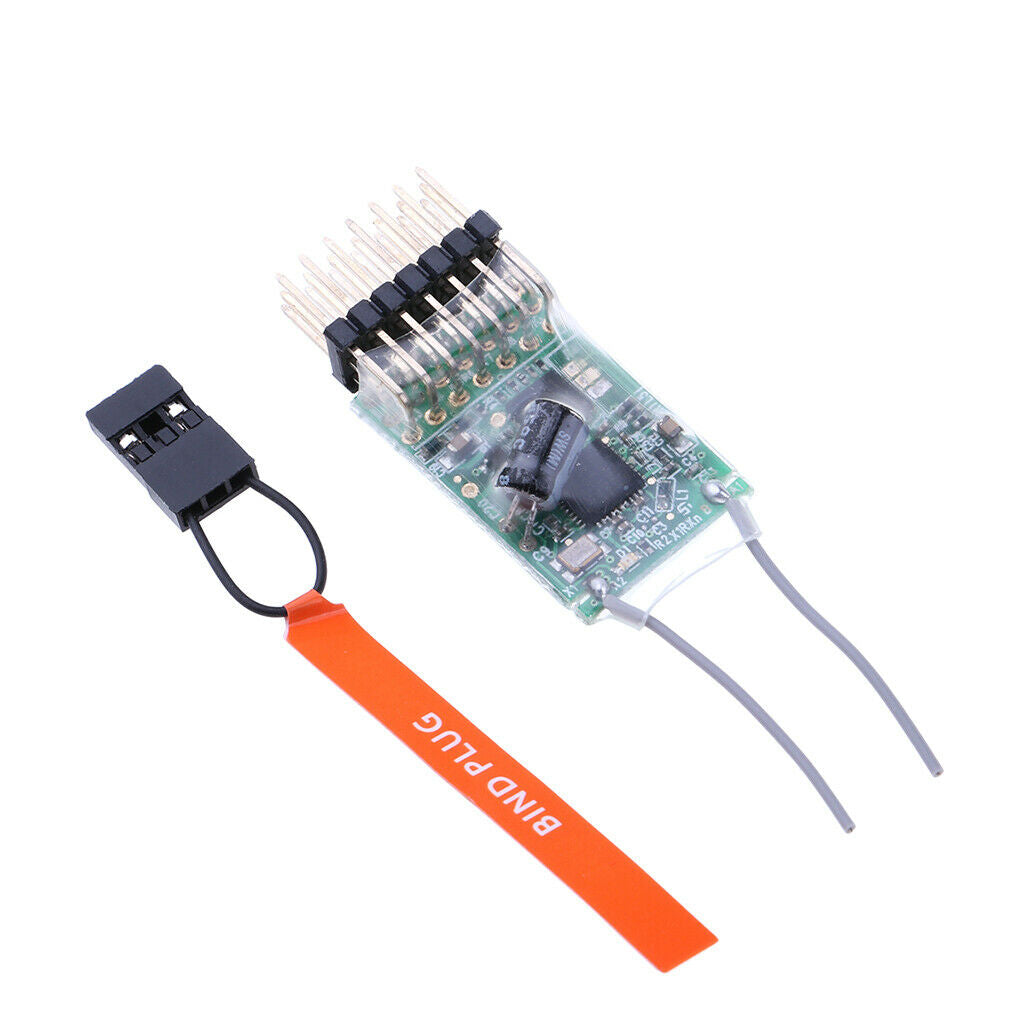 2pcs AR6100E 6CH   Receiver For  Transmitter DX6I DX18 DX8