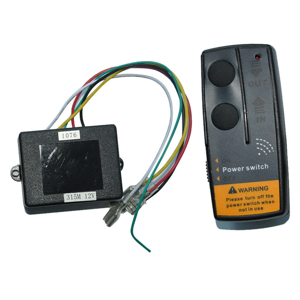 Marine Boat Anchor Remote Windlass Wireless Switch Remote Control 120MM Fit 12V