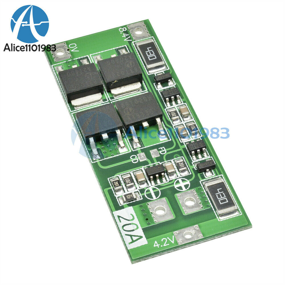 18650 Lithium Li-ion Battery BMS Protection Board 5PCS 2S 20A Charger Balance