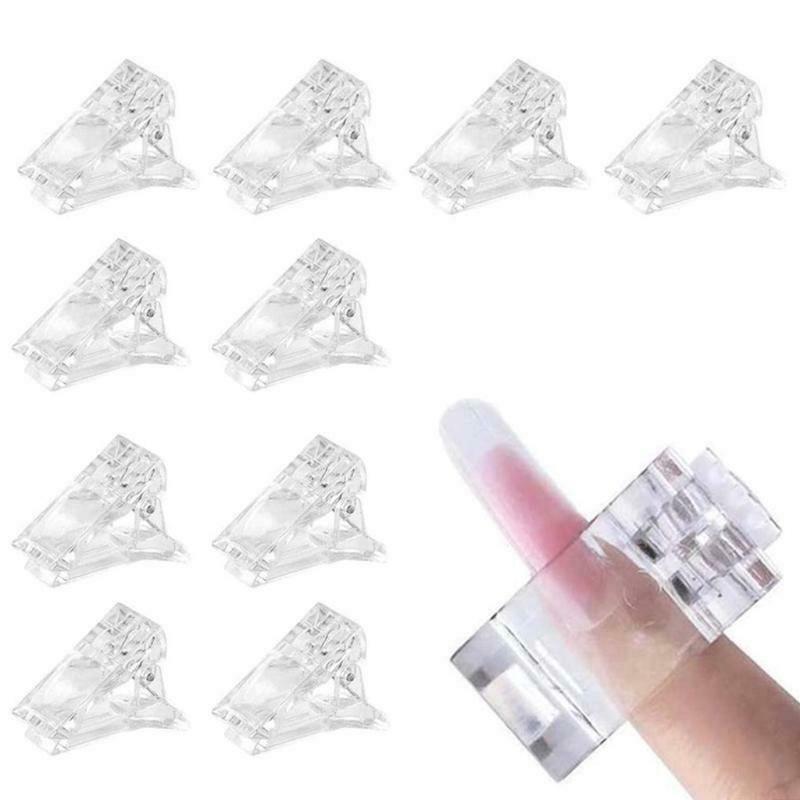Quick Building Nail Tips Curve Shaping Fixing Clip for Gel Nail Extension