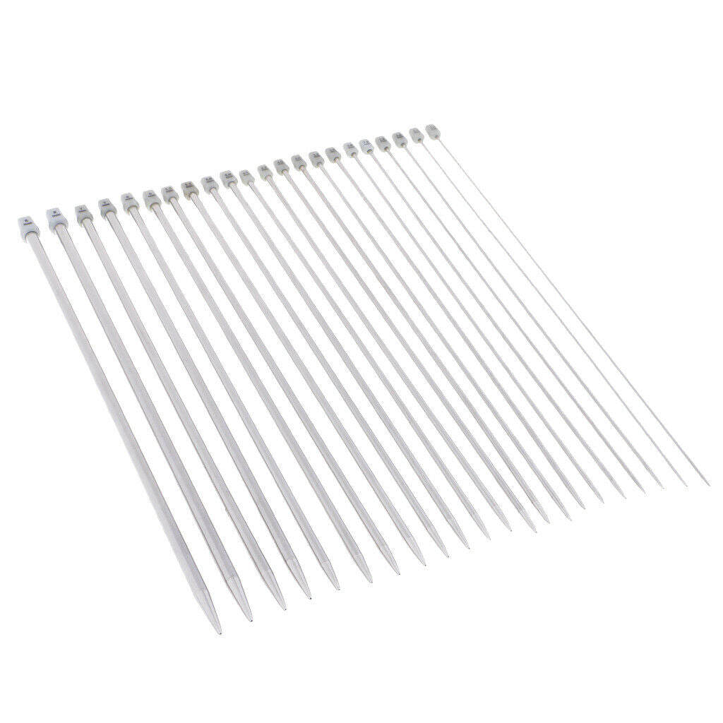 22pcs Stainless Steel Crochet Hooks Crochet Hook  Set Household Accessories