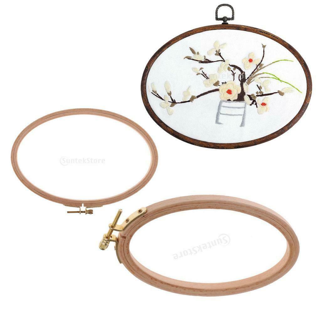 oval shapes made of wood embroidery frame frame for tapestry cross stitch 16 x