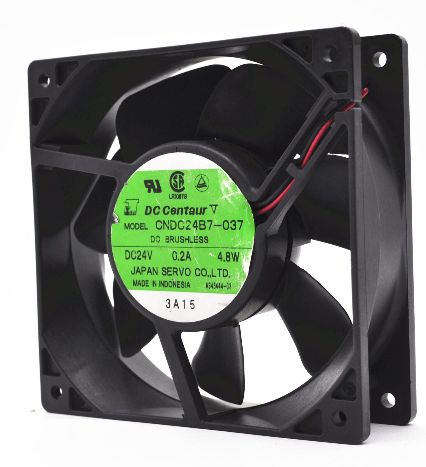 For CNDC24B7-037 Double ball cooling fan DC24V 0.2A 4.8W 120*120*38mm 2pin
