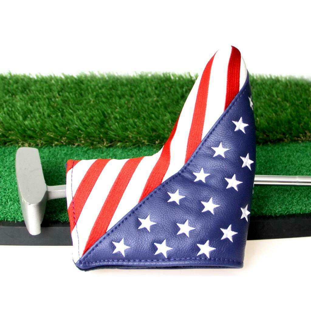 Waterproof Club Headcover PU Leather USA Covers Head Cover Protector Sleeve