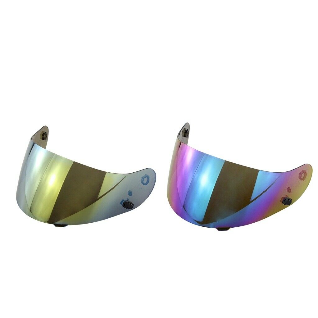 2xFull Face Motorcycle Helmet Visor Lens Shield UV For HJC HJ-09 CL-15 CL-17
