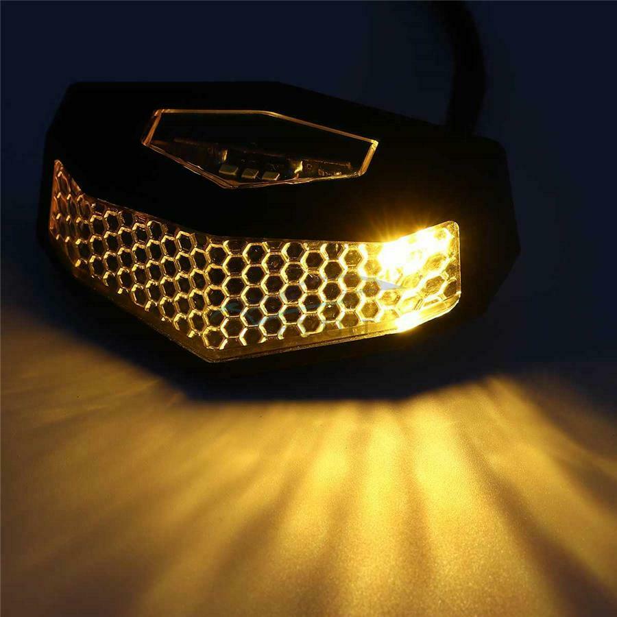 1PCS Retro Motorcycle LED Rear Brake Tail Light Turn Signal Light Waterproof