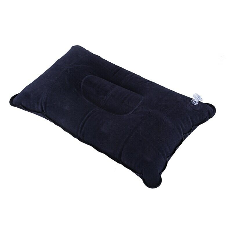 Double-sided Flocking Pillow Inflatable Portable Foldable Pillow for Camping/ G5
