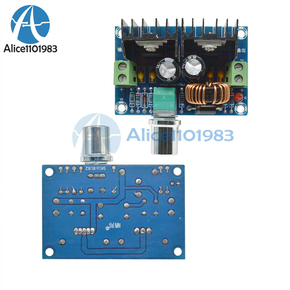 DC 5V-40V to 1.2-36V Buck Converter Adjust Step Down Power Module 200W 8A XL4016