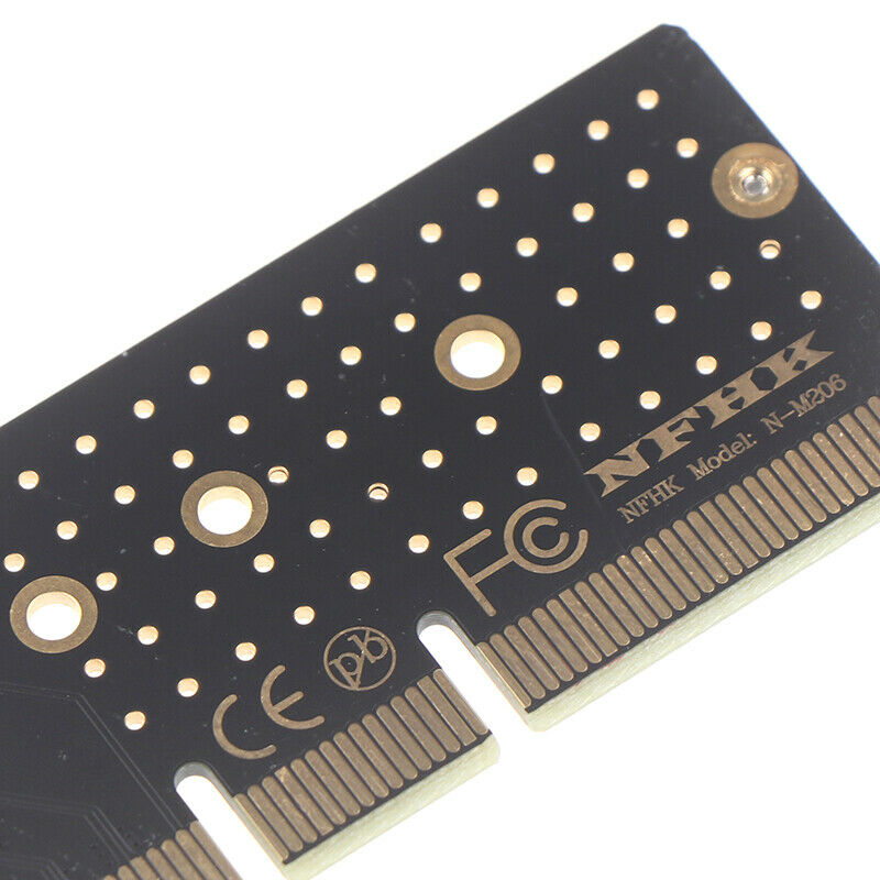M.2 NVMe SSD to PCIe Card M2 Key M Driver Hard Drive Adapter x4x8x16 SlotY1