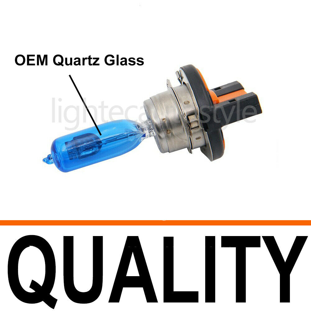 2x 100W H15 6000K DRL HIGH BEAM BULBS AUDI FORD VW XENON WHITE CANBUS HEADLIGHTS