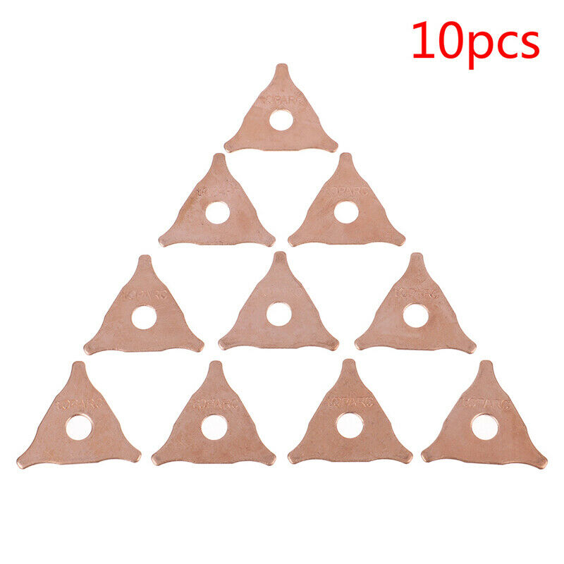 10Pcs Car Repair Dent Pulling Triangle Washer Spot Welder Star Washer P EADFAU