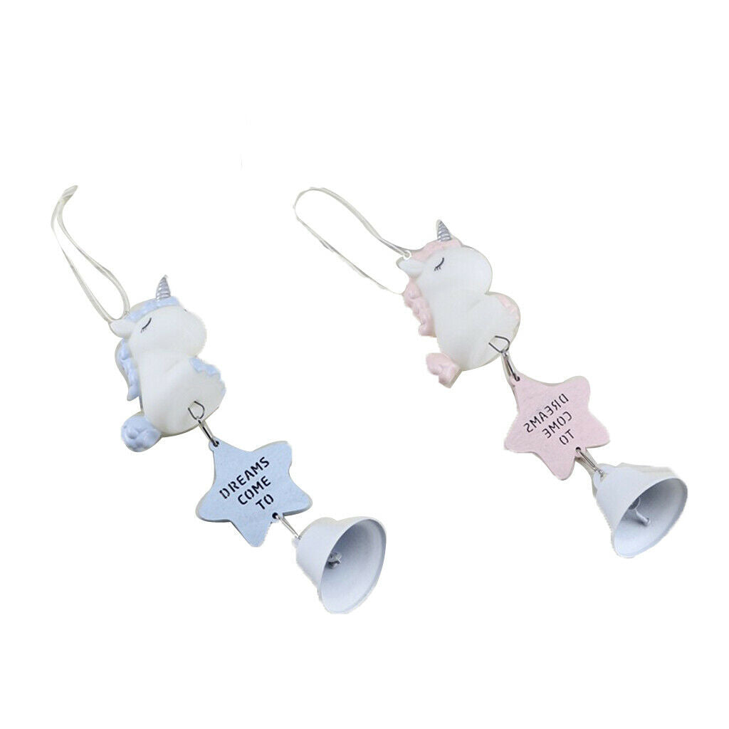Cartoon Animal Wind Chime Windbell for Garden Yard Living Room Shop Blue