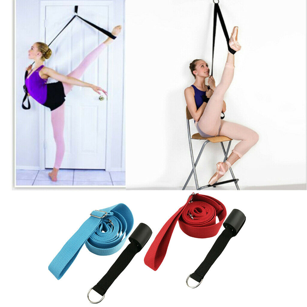 Lots 2 Door Leg Stretcher Stretch Strap Gymnastics Foot Bands Training