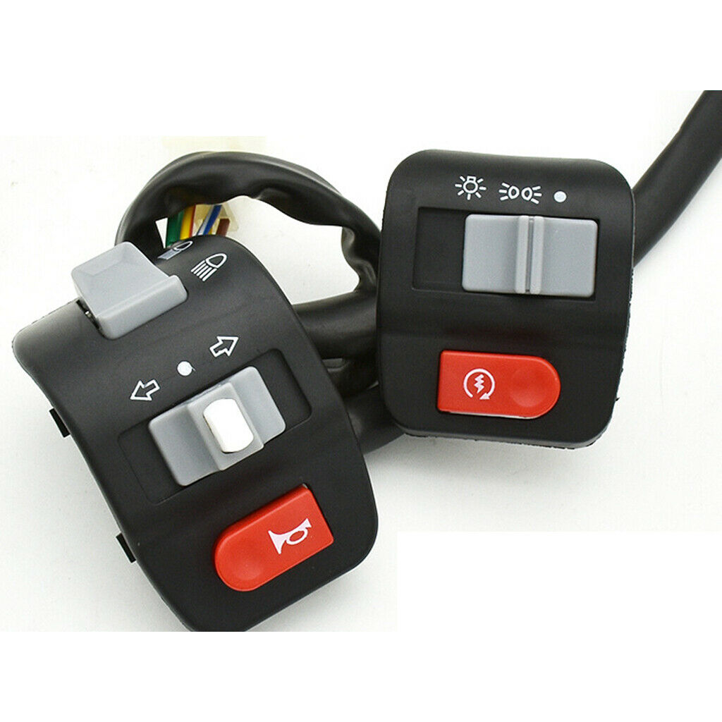 Universal Motorcycle Handlebar Horn Turn Signal Light Control Switch for Yamaha