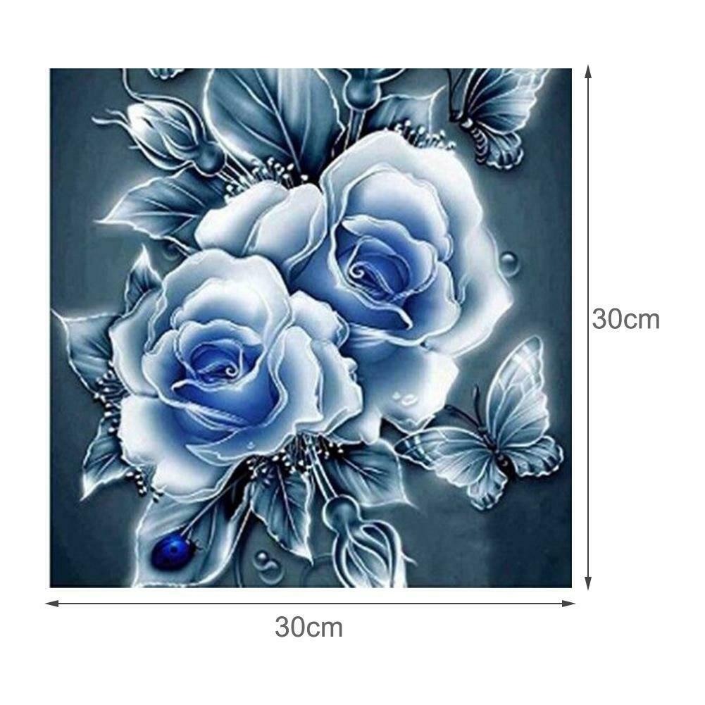 Rose 5D Diamond Painting DIY Mosaic Cross Stitch Kit for Home Embroidery  @