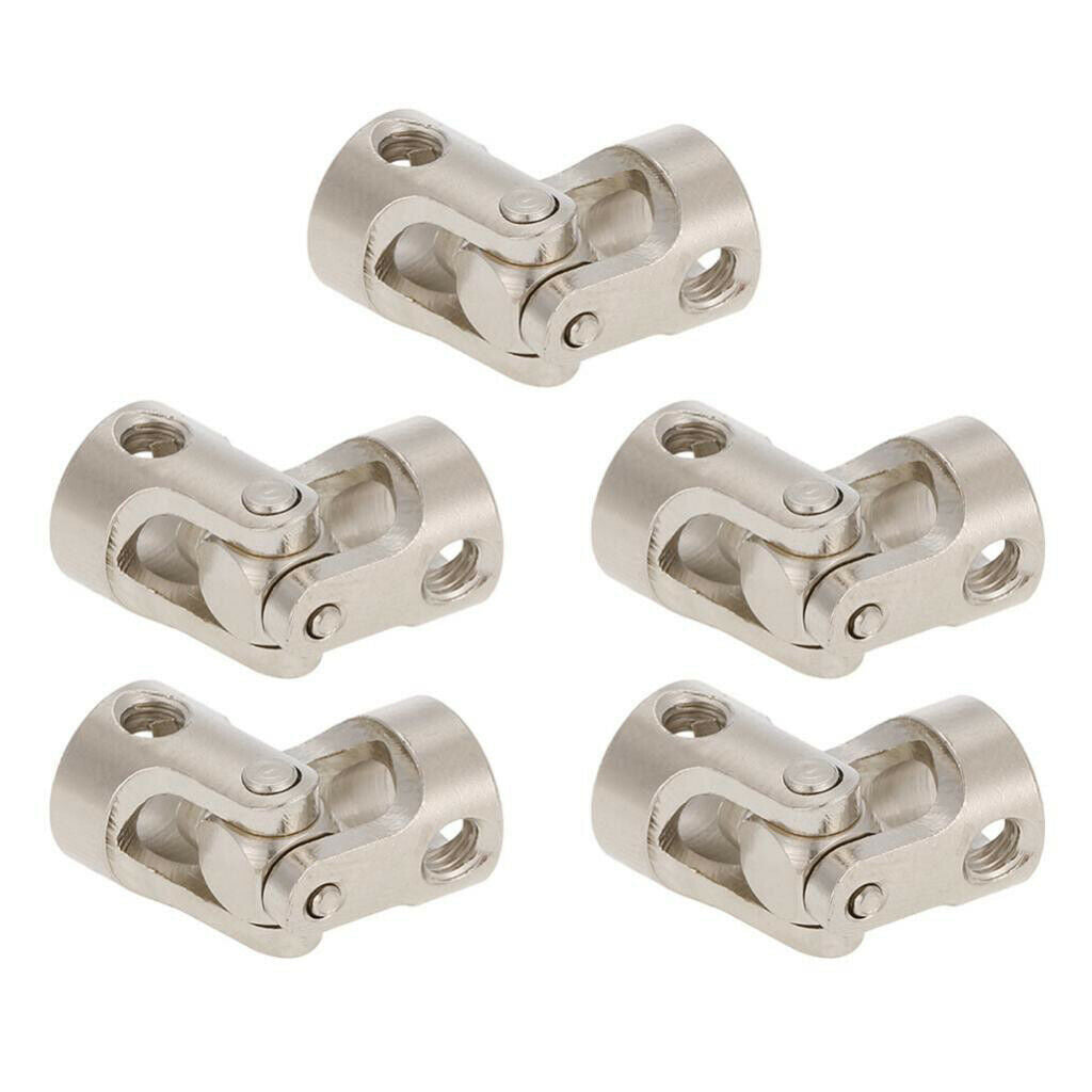 Set of 5 Metal Cardan Coupling Universal Joint RC Truck Universal Joint 5mm x