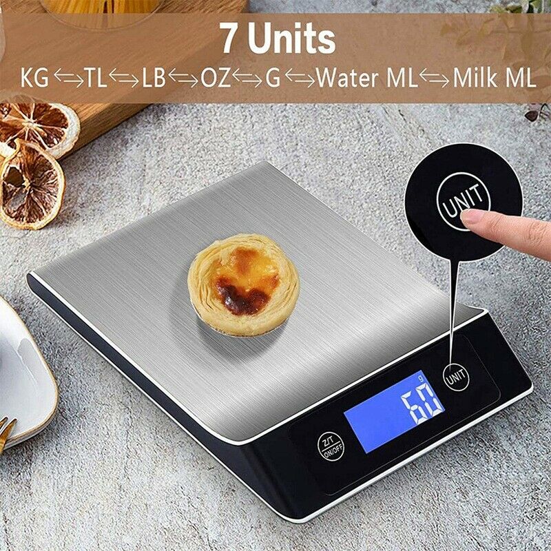 Kitchen Scale Digital Scale, Electronic Scale, 5Kg / 11Lb with Large LCD DisN7B1