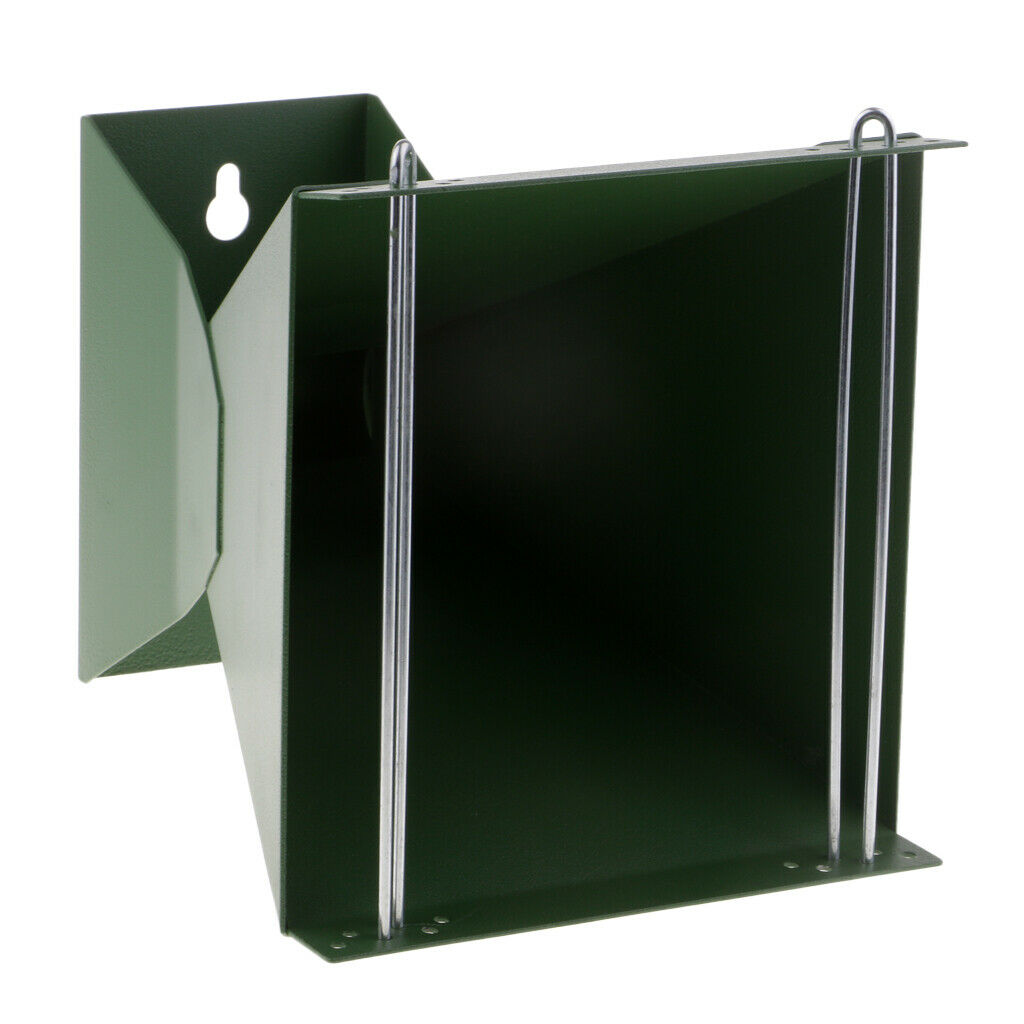 Shooting Resetting Target 2.5mm Heavy Duty Steel Pellet Trap &Target 14x14cm